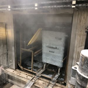 Steam Cleaning Waste Bins
