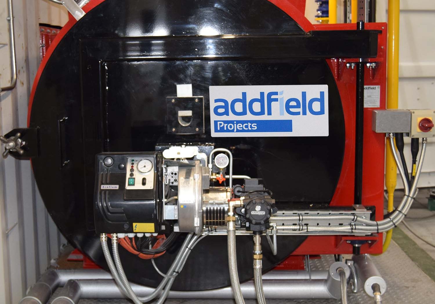 Petrochemical Incinerator with Waste Oil Burner